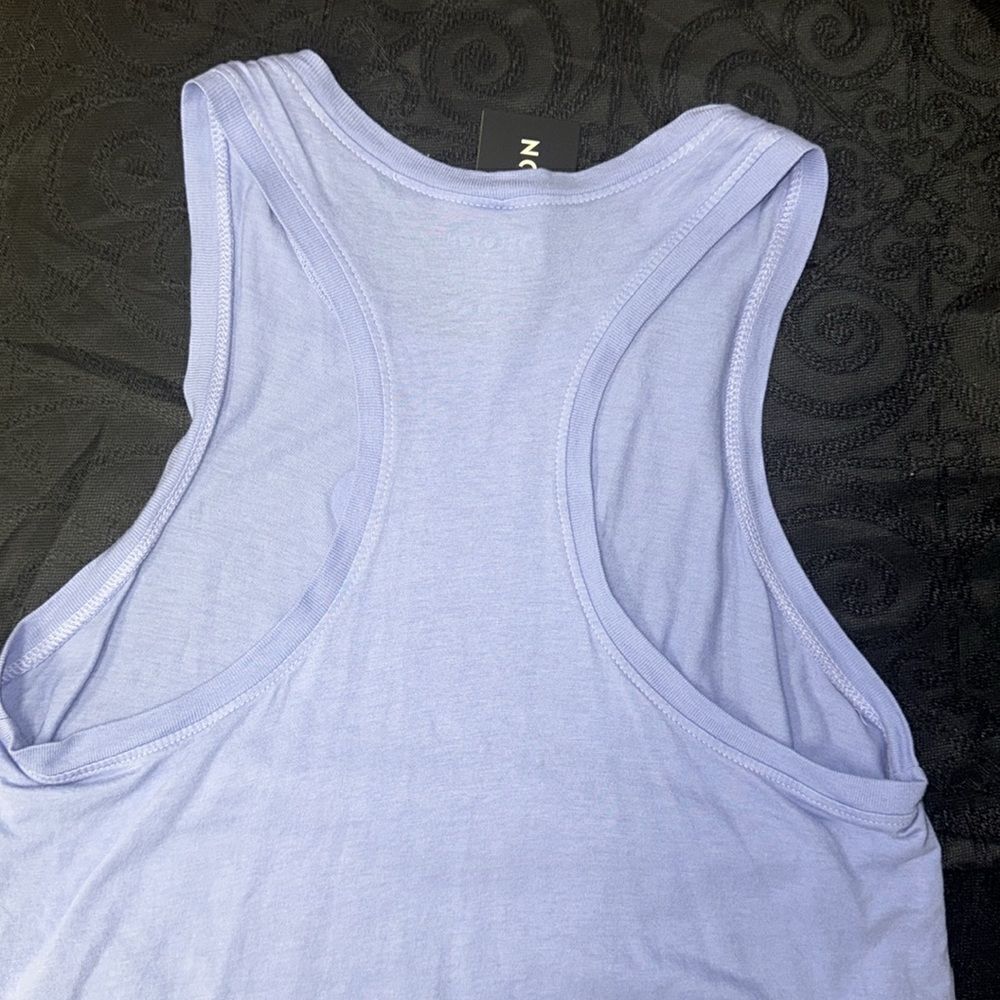 Peloton Flow Racer Tank Top In Periwinkle - Picture 5 of 8